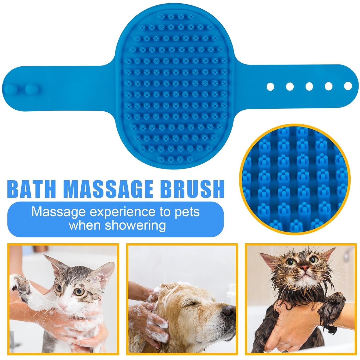 Dog Brush & Grooming Kit – 9-Piece Pet Brush & Deshedding Set for Shedding, Bathing, Trimming & Nail Care | Grooming Tools for Dogs & Cats, Includes Comb, Nail Clipper, Scissors, Slicker Brush (Blue)