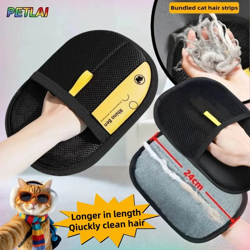 Pet Hair Glove Removal Cat Grooming Reusable Electrostatic