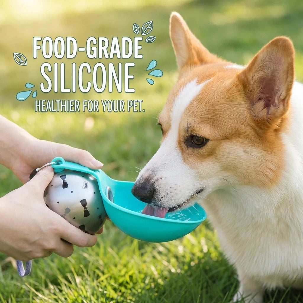  Portable Leak Proof Pet Drinking 