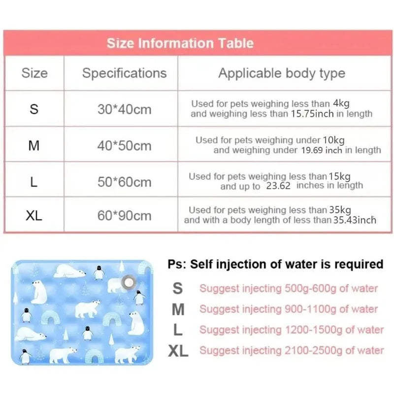 Ice Gel Pet Cooling Mat